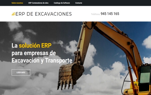 ERP Excavacioes|CEAP INFORMÁTICA PÁGINAS WEB VITORIA