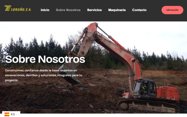 EXCAVACIONES LOROÑO|PÁGINAS WEB VITORIA